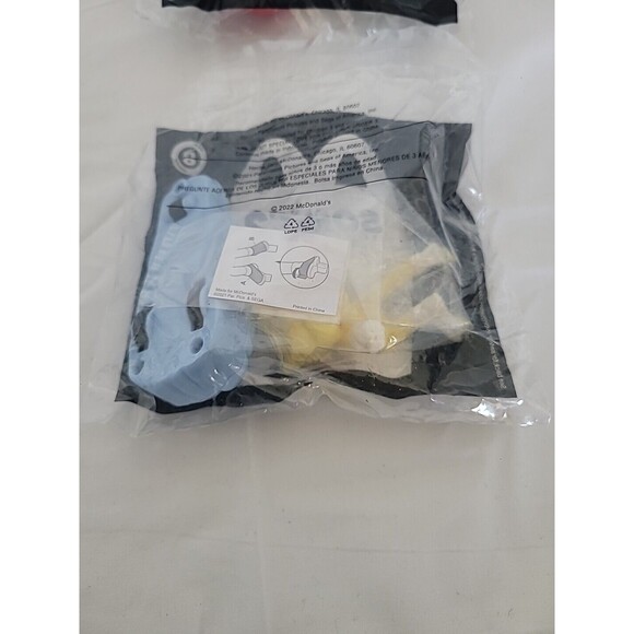 SONIC 2 Toys 7 And 8 McDonalds 2022 Happy Meal Toys NEW FACTORY SEALED Lot Of 2 - Picture 4 of 9